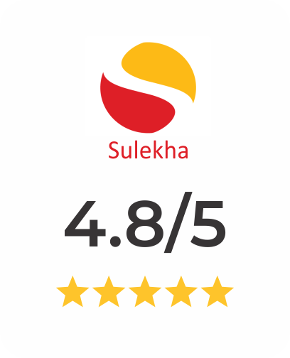 4.8/5 Ratings On Sulekha